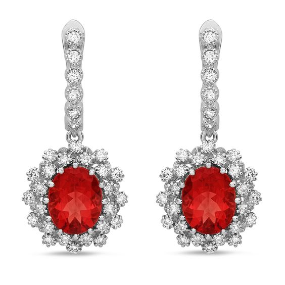 #MACTARIAN #Earrings #Andesine #Diamonds