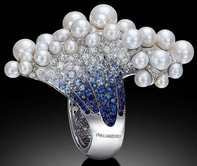 #PALMIERO #Saphirs #diamants #perles