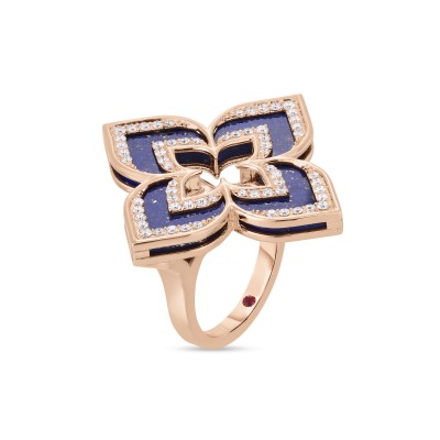 #ROBERTO COIN #ring #diamonds Lapis Lazuli #bague #diamants blancs