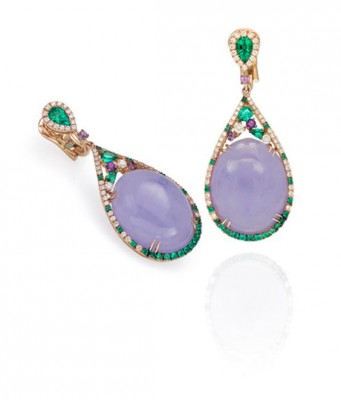#VALENTINA CALLEGHER #Calcedony #emeralds #diamonds #diamonds