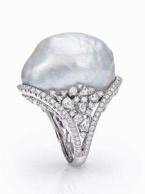 #VALENTINA CALLEGHER #Pearl #Diamonds #Ring