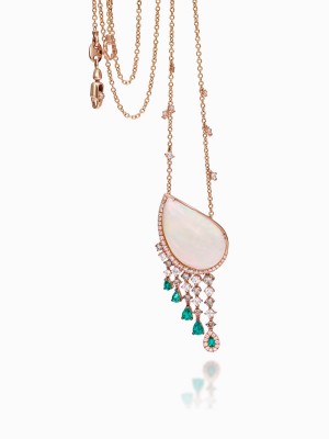 #VALENTINA CALLEGHER #opals #emeralds #diamonds #pendant
