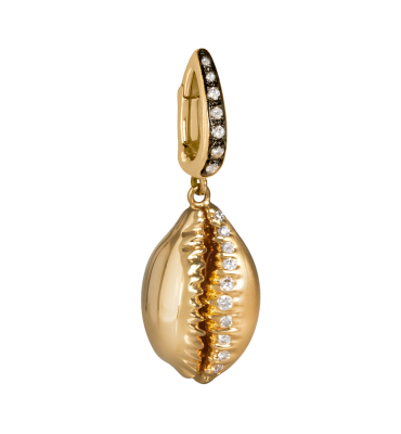#ALEXANDRA ABRAMCZYK #Pendentif Conche #Or #OrJaune #Diamants #Conch Pendant #Diamonds