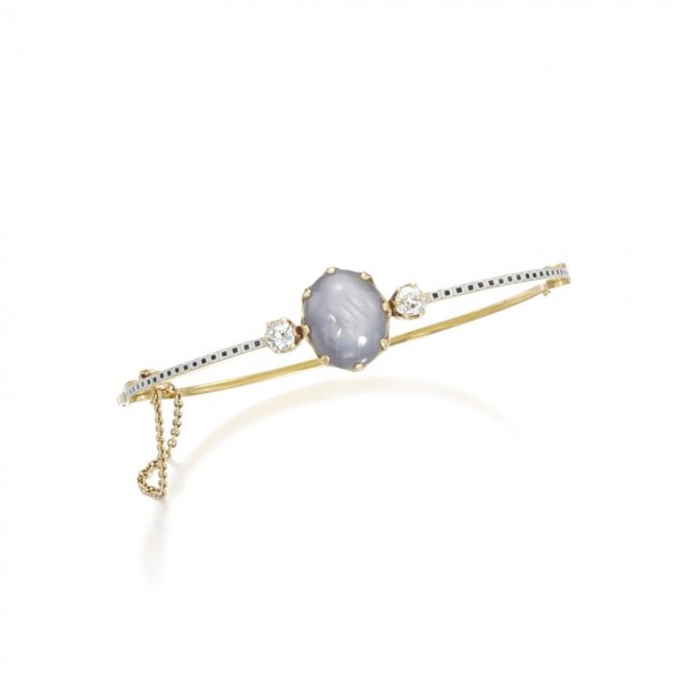 #CARLO GIULIANO #Sapphire #diamond #enamel #bangle