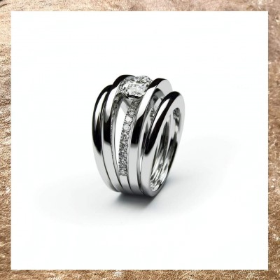 #CIPRIANO #platine #diamants #platinum #diamonds #ring #bague