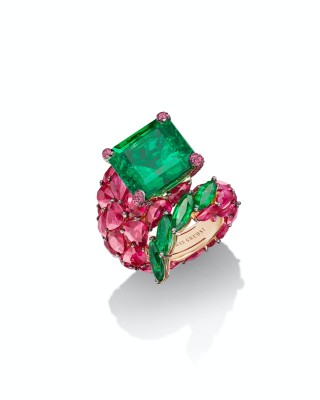 #FAWAZ GRUOSI #Emerald #emeraude #Rubis #Rubies #Bague #ring