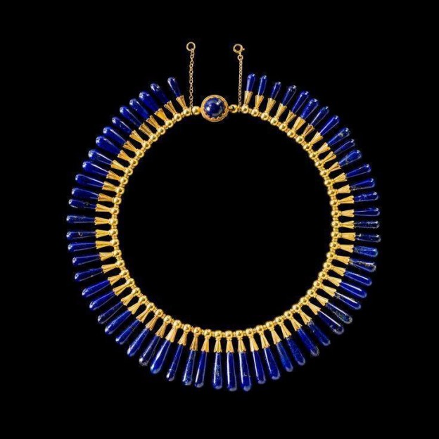 #LUIGI FRESCHI #EgyptianStyle #gold #LapisLazuli #Necklace