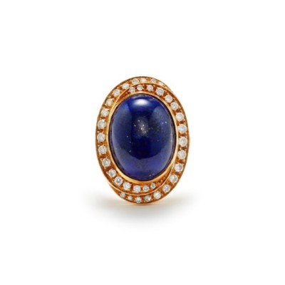 #NARDI #Lapis Lazuli #Diamond #Gold #Ring