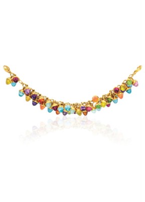 #TAMARA COMOLLI #Multi-Colored Gemstone #'Mikado Flamenco' Bracelet
