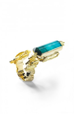 #THIERRY VENDOME #Bague 'branche' #tourmaline #2018
