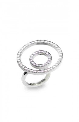 #THIERRY VENDOME #Bague 'double onde' #diamant #diamond #1998