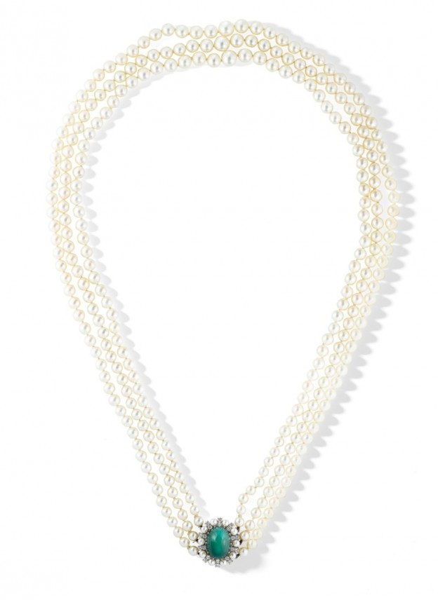 #VACHERON CONSTANTIN #Sautoir #PerlesDeCulture #Calcédoine #Diamants #CulturedPearls #Chalcedony #Diamond