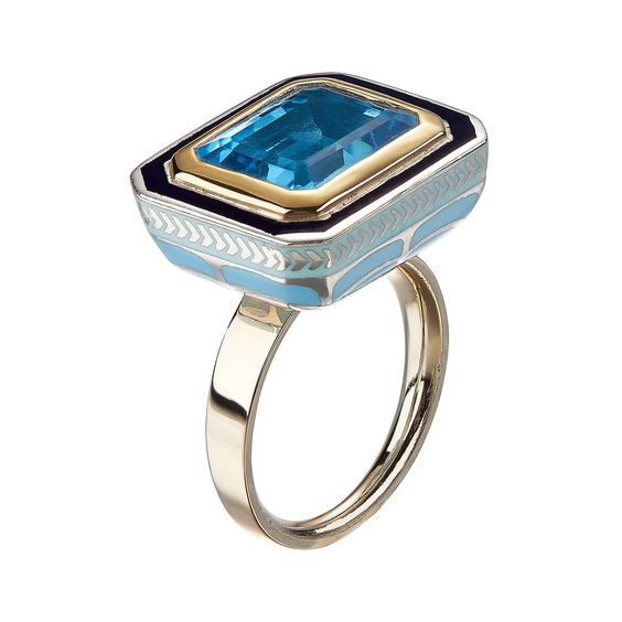 #ALICE CICOLINI #Swiss Blue Topaz #Topaze