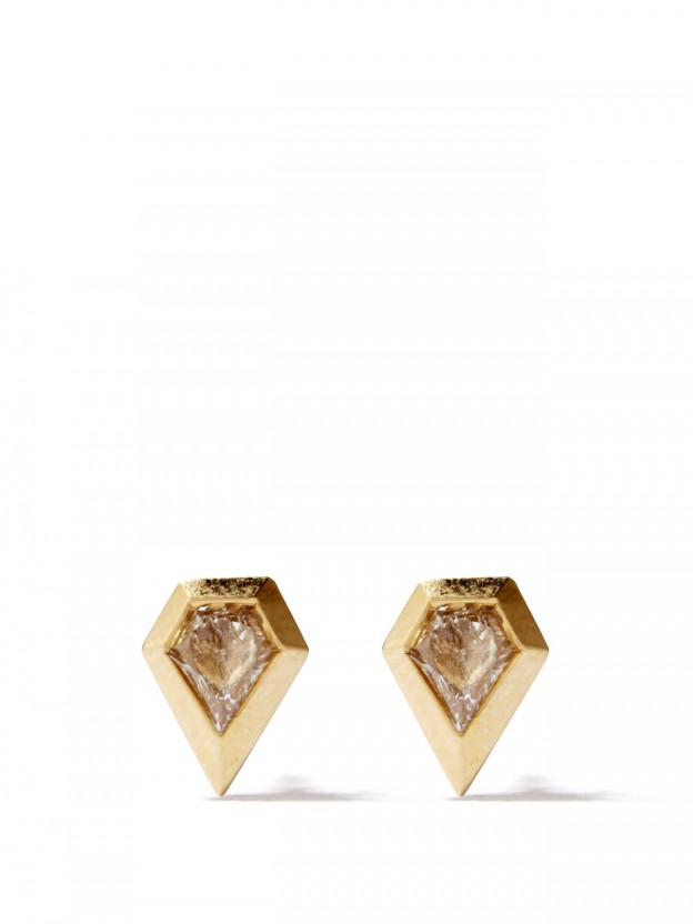 #AZLEE #Earrings #Diamonds #Trillion #Diamants #Boucles d'oreilles