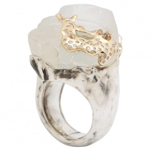 #BIBI VAN DER VELDEN #Ring #Quartz #Diamond #Diamant #Bague