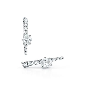 #JADE TRAU #Gold #Diamonds #Or #Diamants #Earrings #Boucles d'oreilles