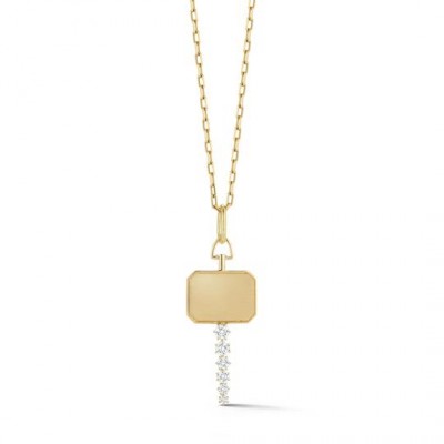 #JADE TRAU #Gold #Diamonds #Or #Diamants #Pendant #Pendentif
