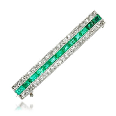 #JANESICH #1930 #Bracelet #Emerald #Emeraude #Diamond #Diamant