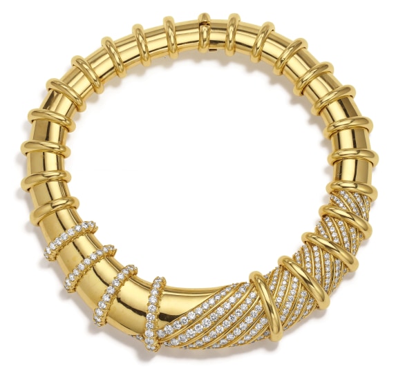 #JOSE HESS #Diamond #Gold #Necklace #Diamant #Or #Collier