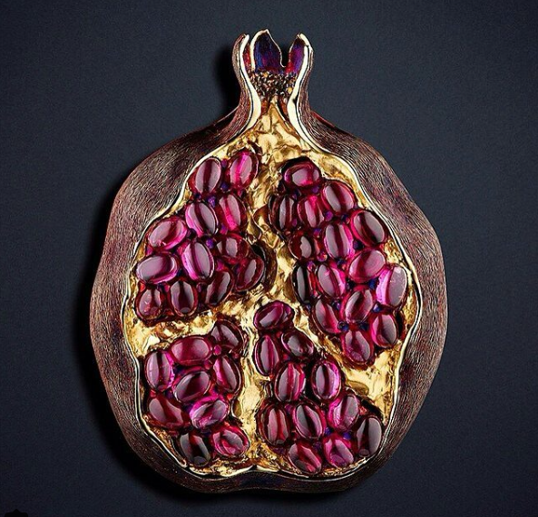 #NIKITA TRAVIN #Pendant #CaravaggioCollection #Gold #Rubellites.