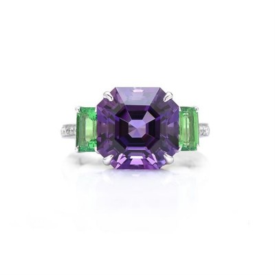 #PAOLO COSTAGLI #Améthyste #Tsavorite #Diamants #Amethyst #Diamond