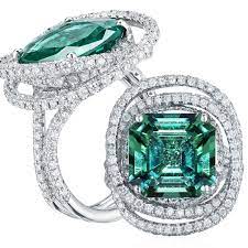 #PAOLO COSTAGLI #Mint Tourmaline #Diamonds #diamants