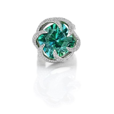 #PAOLO COSTAGLI #Tourmaline #Diamond #Diamant #Ring #Bague
