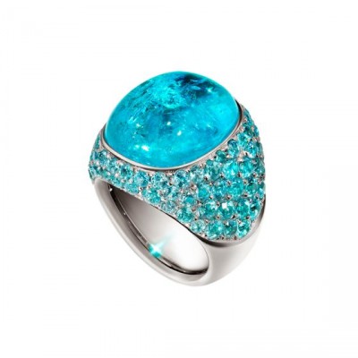 #THOMAS JIRGENS #TheParaibaCollection #BrazilianParaibaTourmalines #Cabochon #Diamonds #Rings