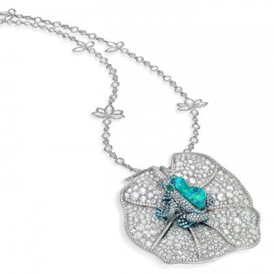 BUSATTI MILANO #Neckalce #opal #diamonds #colier #diamants #opale