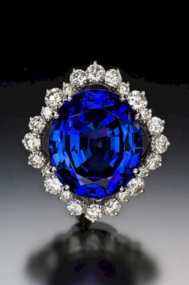 #CLAUS VOLLRATH #33.55 ct tanzanite #diamond #brooch