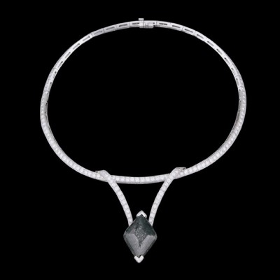 #DE GRACE #Collier #Diamant gris #Grey diamond #2014