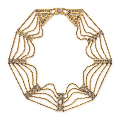 #F.W. LAWRENCE #Gold and Diamond Necklace