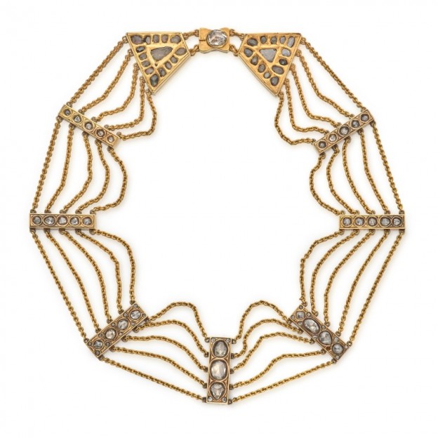 #F.W. LAWRENCE #Gold and Diamond Necklace