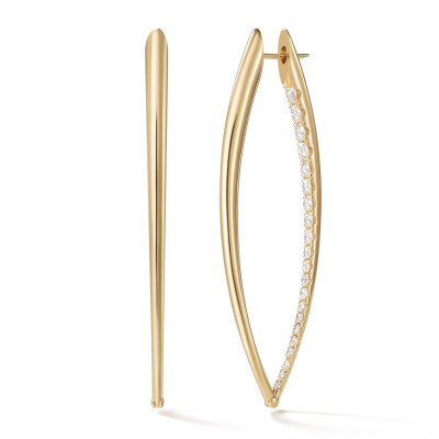 #MELISSA KAYE #Earrings #Diamonds #Boucles d'oreilles #diamants