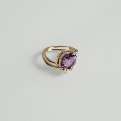 #ONIRIA #Amethyst #Améthyste #Gold #Or #Diamond #Diamant