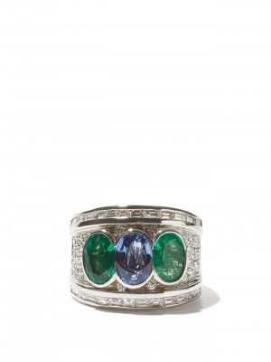 #SHAY #Ring #Emerald #Sapphire #Diamond #Emeraude #Saphir #Diamant