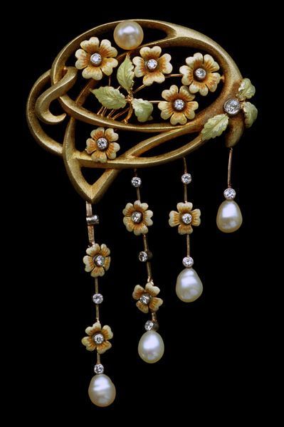 #WILHEIM ULLRICH #ugendstil Brooch #Germany #1901 #TademaGallery