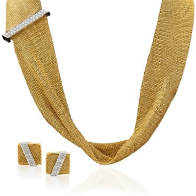 YURI ICHIHASHI #Diamond #Gold #Platinum #Necklace Earclip Set #Diamant #or #platine