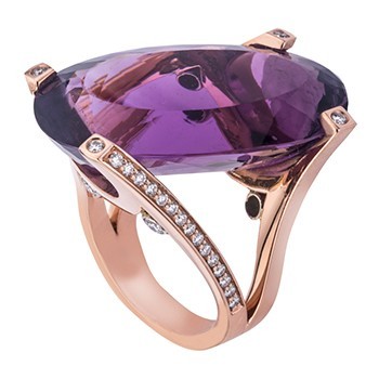 #JORGE ADELER #Amethyste #diamants #amethyst #diamond