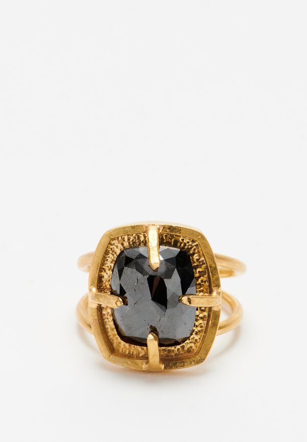 #KAREN MUFLI #Ring #Black Diamond #Bague #Diamant noir