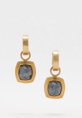 #KAREN MUFLI #black diamond #diamant noir #earrings #Boucles d'oreilles