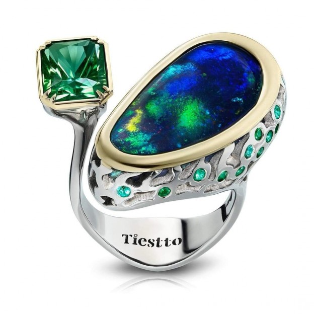 #TIESTTO #Opal #emerald #tourmaline #opale #émeraude #tourmaline