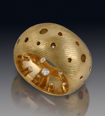 #ALAN REVERE #2006 #diamond #diamant #Bague #Ring #Gold #or