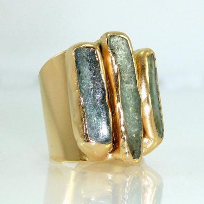 #INBAL MISHAN #Kyanite #ring #gold #Cyanite