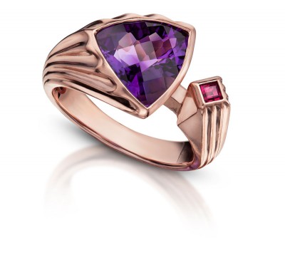#SCOTT KEATING #2018 #Ring #Bague #Amethyst #Améthyste #Tourmaline
