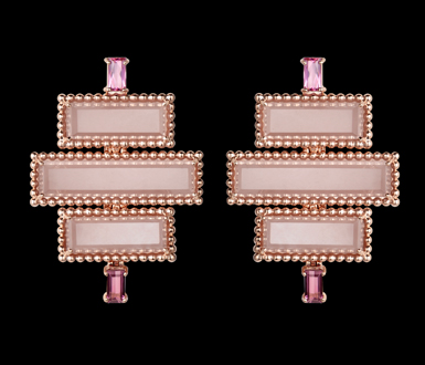 #CARLA AMORIM #18k gold #ring #bague #pink quartz #pink tourmaline