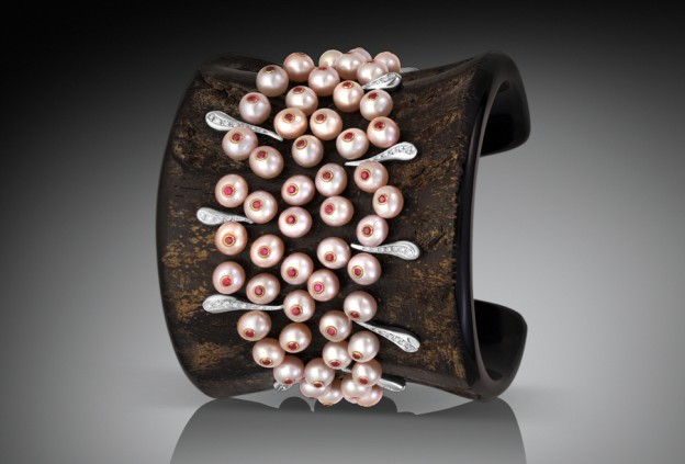 #ALISHAN-HALEBIAN-#perle-d'au-douce-#Fresh-water-pearls-#Diamonds-#Diamants-#Rubis-#Ruby-