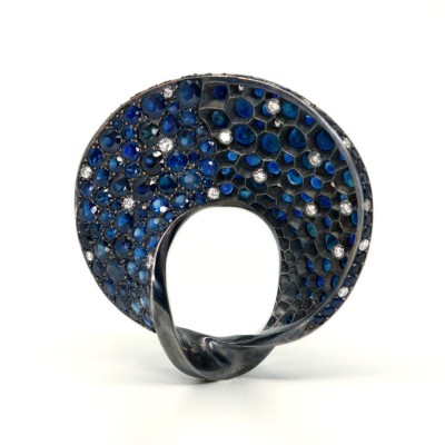 #ALIX DUMAS #bague_NuitD'eternite #sapphire #diamond #saphir #diamant