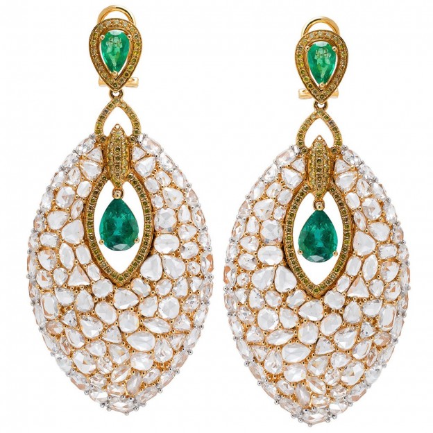 #AMALIEN #Yellow Gold #White Diamonds #or #diamants