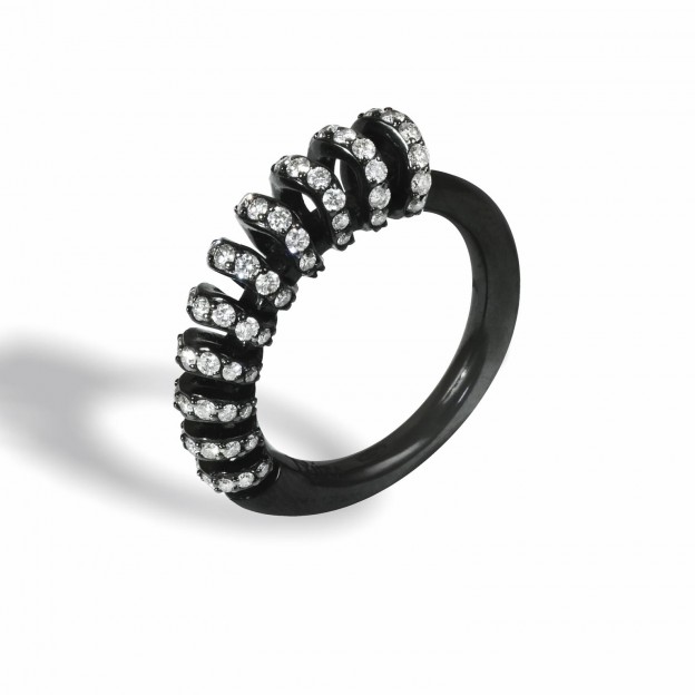#LOUIZA #diamonds #diamants #black gold #or noirgold #or noir
